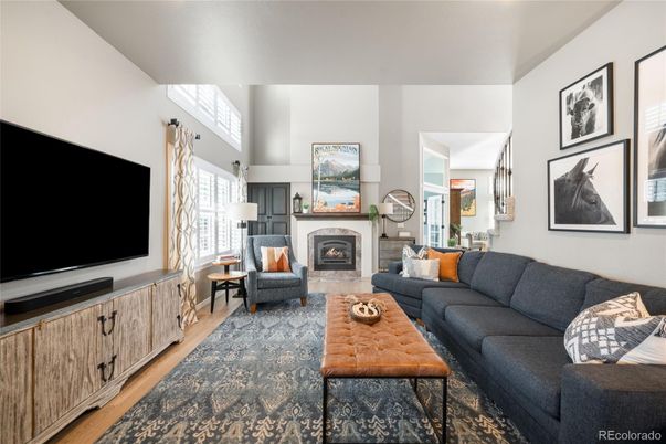 Fireplace, Interior, Living room, Wood Texture Flooring