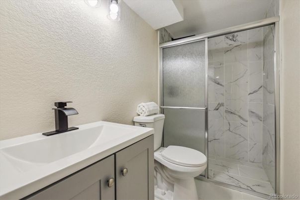 Bathroom, Glass Shower, Interior, Marble, Marble Walls
