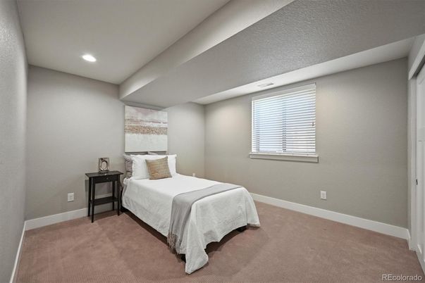 Bedroom, Interior, Recessed Lighting