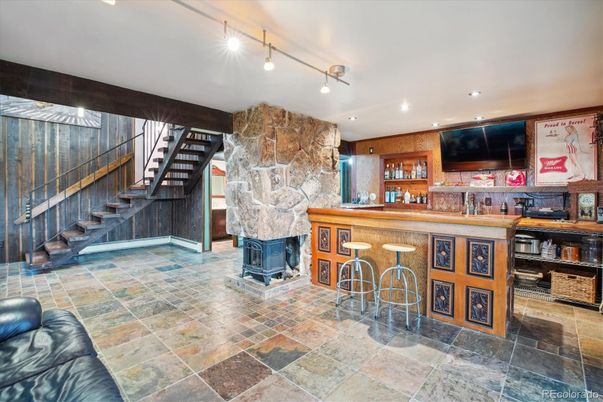 Interior, Recessed Lighting, Stone Walls