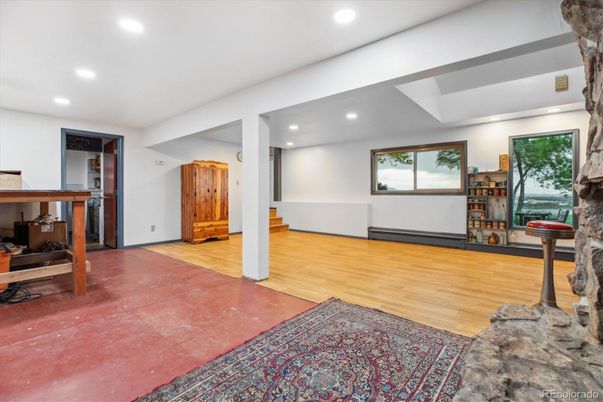Interior, Recessed Lighting, Wood Texture Flooring