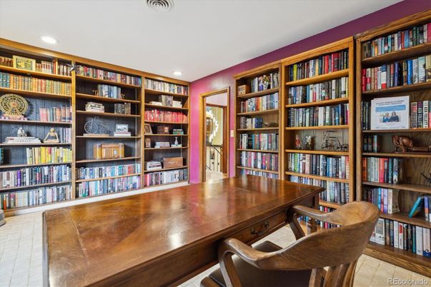 Home Office, Interior, Recessed Lighting