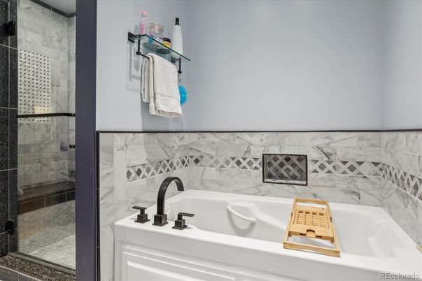 Bathroom, Glass Shower, Interior, Marble Walls