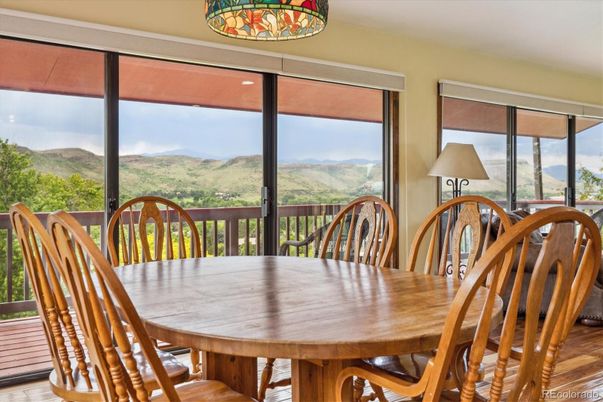 Dining room, Interior, Wood Texture Flooring