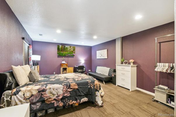 Bedroom, Interior, Recessed Lighting