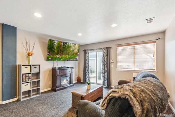 Interior, Living room, Recessed Lighting