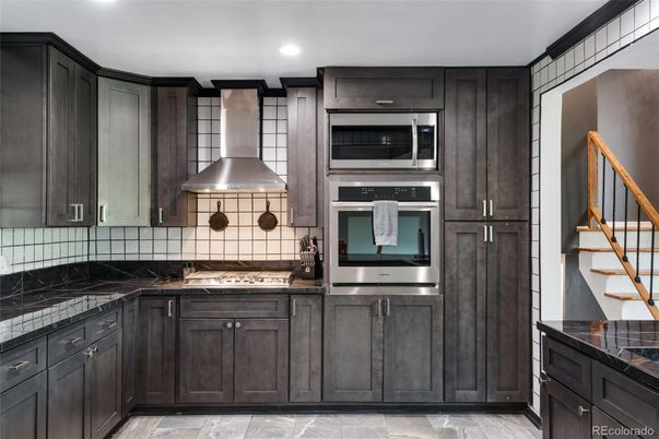 Interior, Kitchen, Recessed Lighting, Stainless Steel Appliances