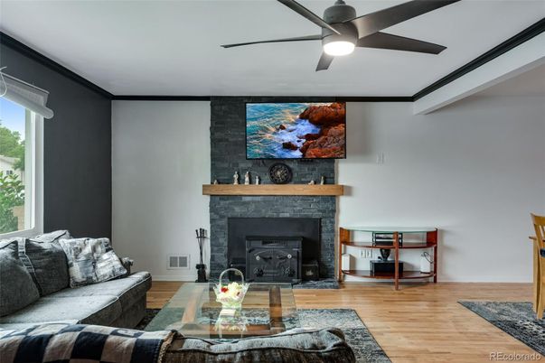 Fireplace, Interior, Living room, Wood Texture Flooring
