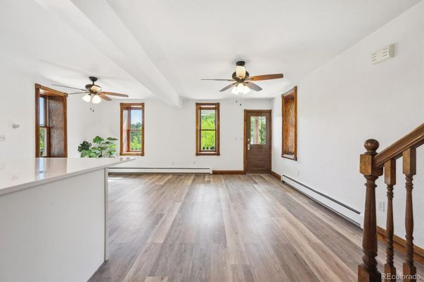 Empty room, Interior, Wood Texture Flooring