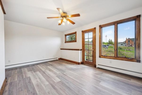 Empty room, Interior, Wood Texture Flooring