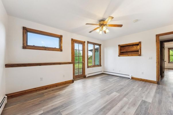 Empty room, Interior, Wood Texture Flooring