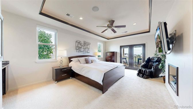 Bedroom, Interior, Recessed Lighting