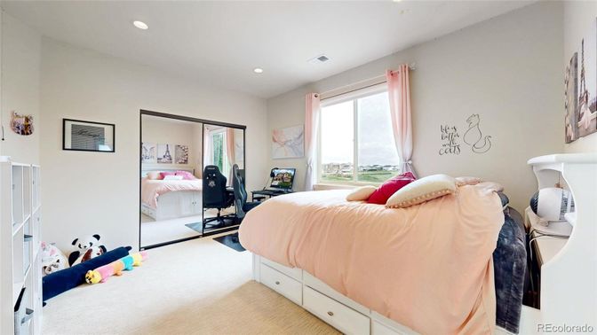 Bedroom, Interior, Recessed Lighting