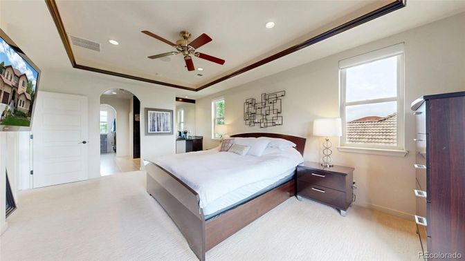 Bedroom, Interior, Recessed Lighting