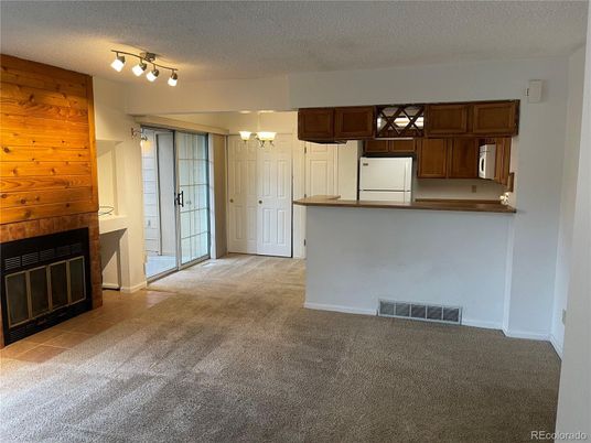 Fireplace, Interior, Kitchen, Wooden Walls