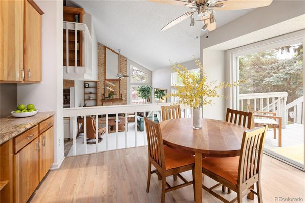 Dining room, Interior, Wood Texture Flooring
