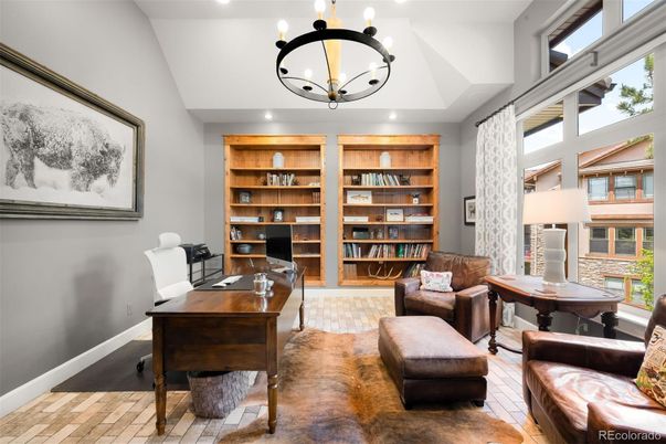 Chandelier, Home Office, Interior, Pendant Lights, Recessed Lighting