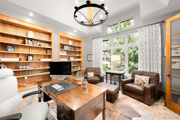 Chandelier, Home Office, Interior, Pendant Lights, Recessed Lighting