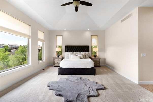 Bedroom, Interior, Recessed Lighting