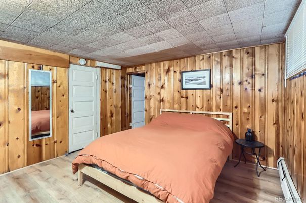 Bedroom, Interior, Wood Texture Flooring, Wooden Walls