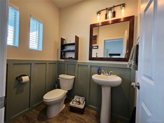 Bathroom, Interior, Wood Texture Flooring