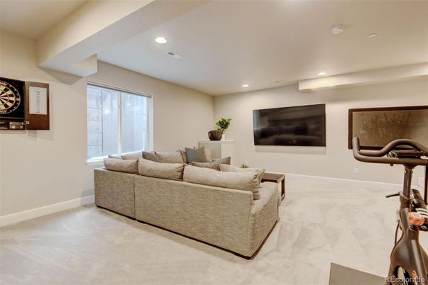 Interior, Living room, Recessed Lighting
