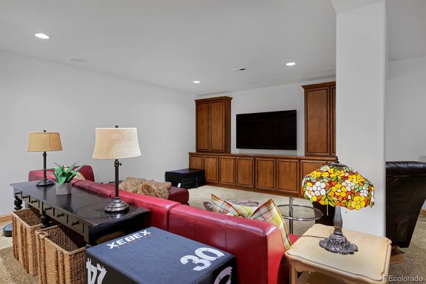 Interior, Living room, Recessed Lighting