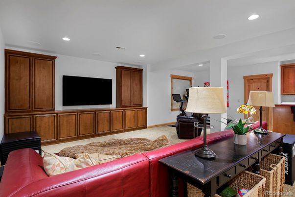 Interior, Living room, Recessed Lighting
