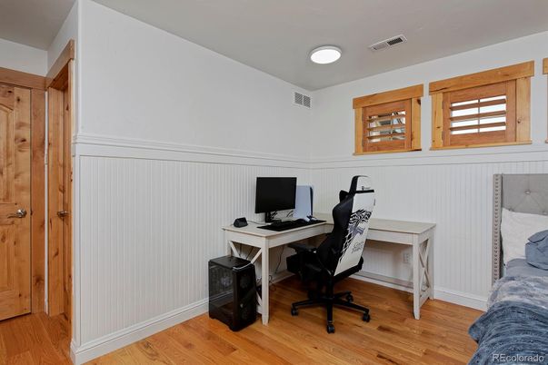 Home Office, Interior, Wood Texture Flooring