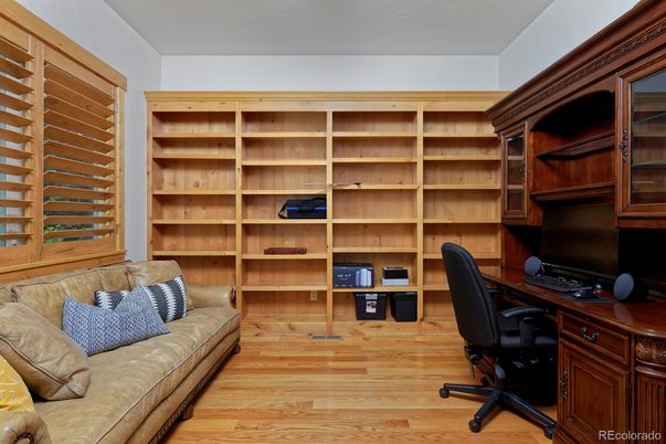 Home Office, Interior, Wood Texture Flooring