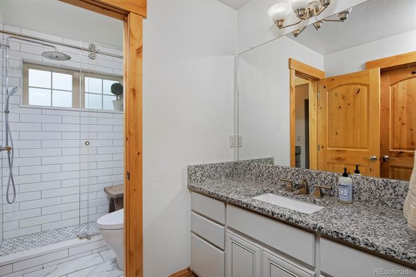 Bathroom, Glass Shower, Interior, Marble