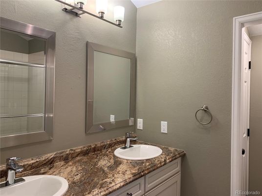 Bathroom, Dual Sink Vanities, Glass Shower, Interior