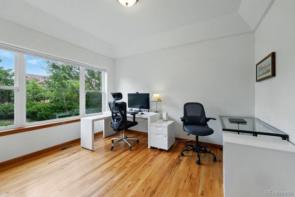 Home Office, Interior, Wood Texture Flooring
