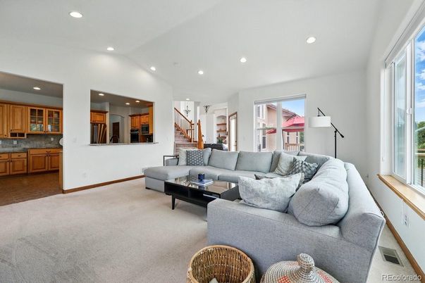 Interior, Living room, Recessed Lighting