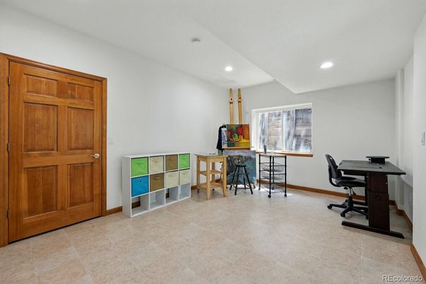 Home Office, Interior, Recessed Lighting
