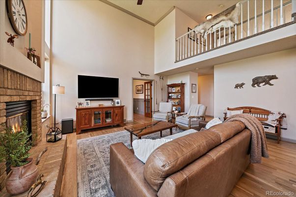 Fireplace, Interior, Living room, Wood Texture Flooring