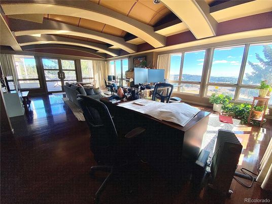 Home Office, Interior, Living room, Water, Wooden Beams, Wood Texture Flooring