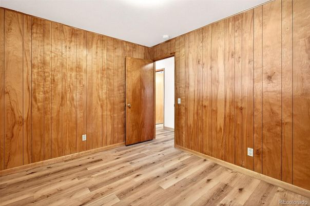 Empty room, Interior, Wood Texture Flooring, Wooden Walls