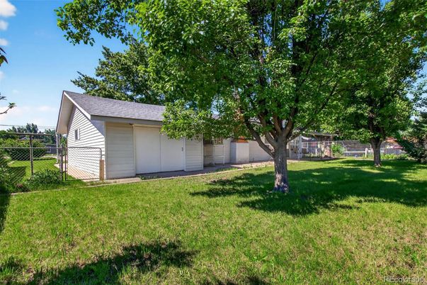 Backyard, Detached Garage, Exterior