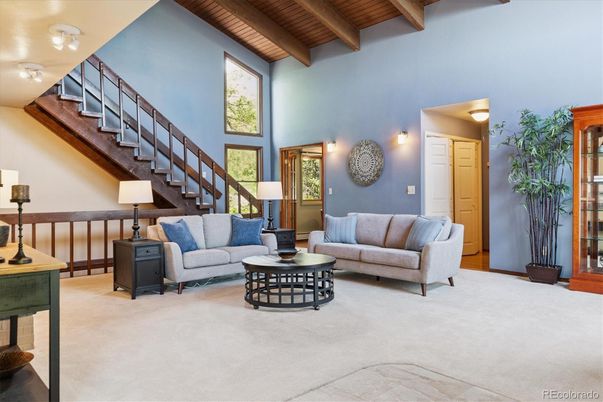 Interior, Living room, Wooden Beams, Wooden Ceilings