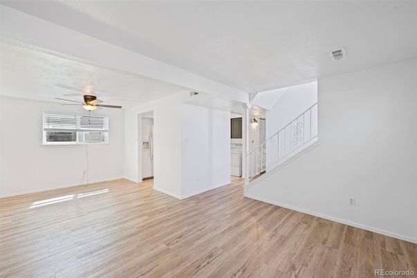 Empty room, Interior, Wood Texture Flooring