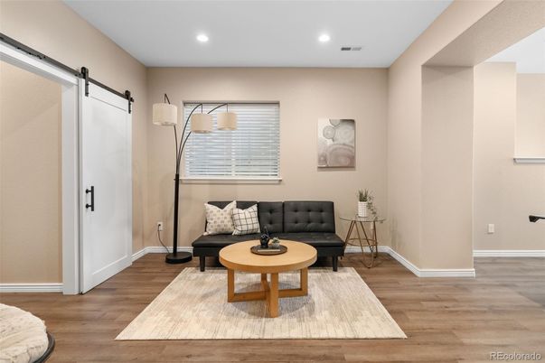 Interior, Recessed Lighting, Wood Texture Flooring