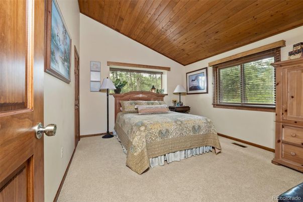 Bedroom, Interior, Wooden Ceilings