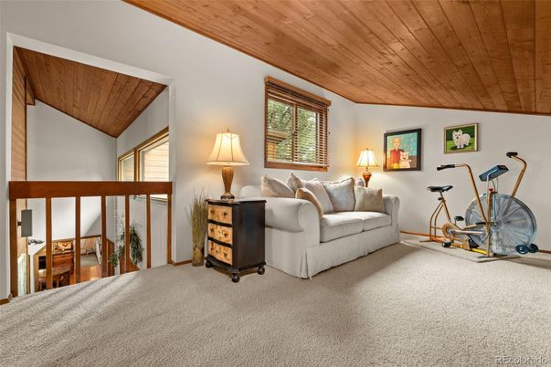 Fitness Equipment, Interior, Wooden Ceilings