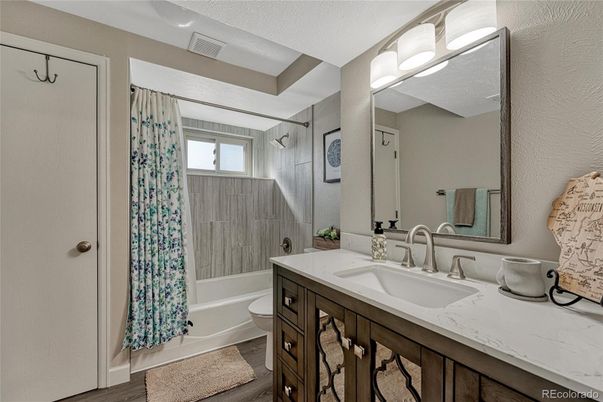 Bathroom, Interior, Wood Texture Flooring