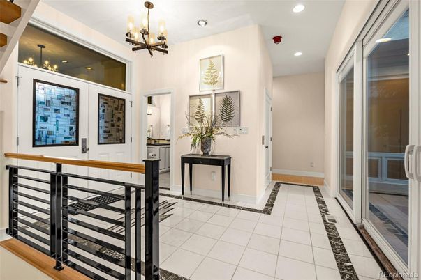 Chandelier, Interior, Recessed Lighting