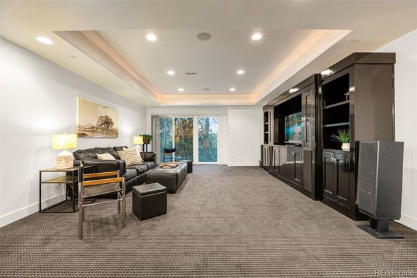 Interior, Living room, Recessed Lighting