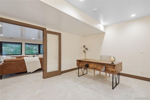 Home Office, Interior, Recessed Lighting