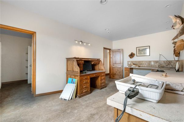 Home Office, Interior, Recessed Lighting