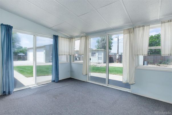 Empty room, Interior, Sun Room